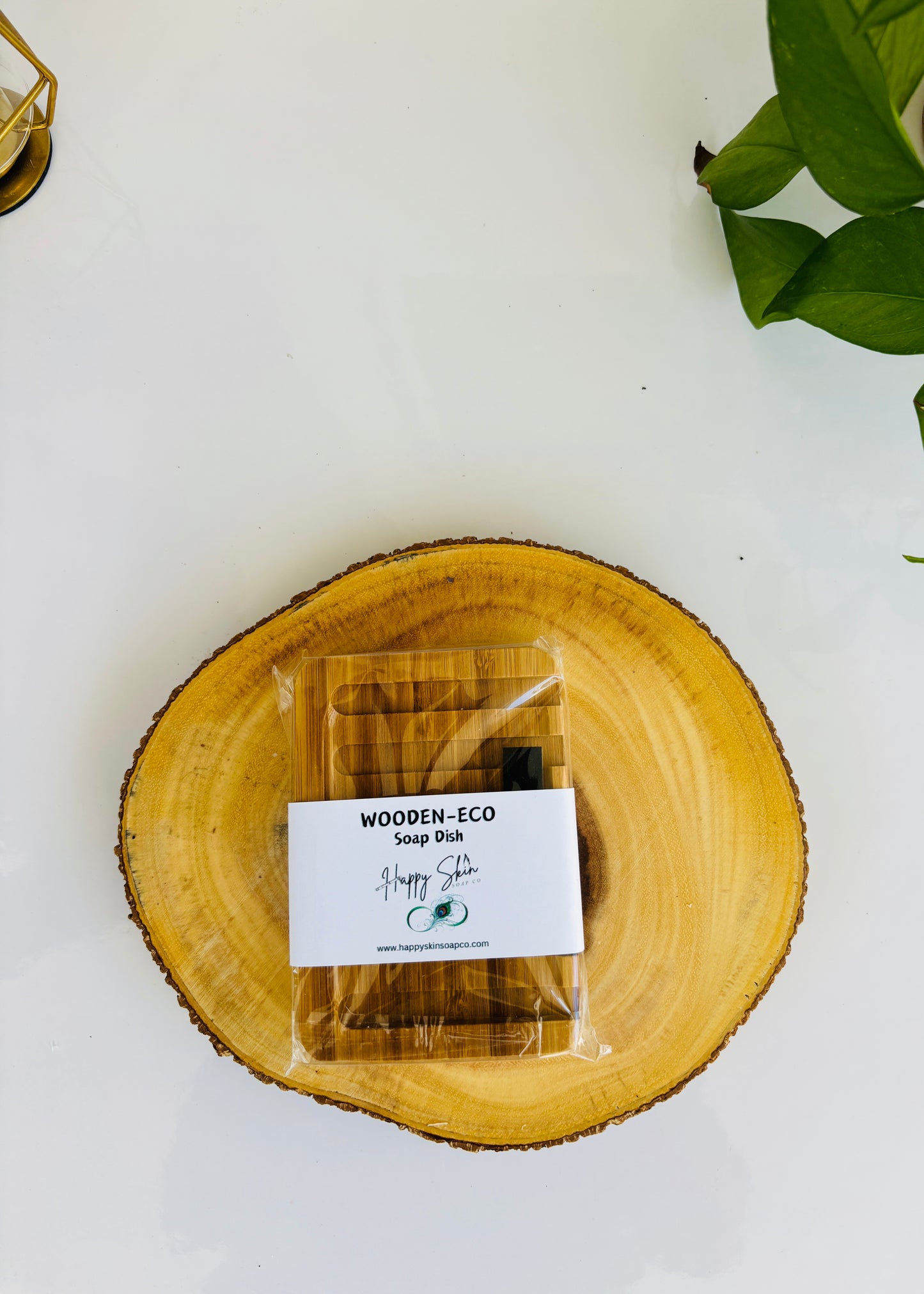 Wooden-Eco Soap Dish | Natural Holistic Self Care | Happy Skin Soap Co.