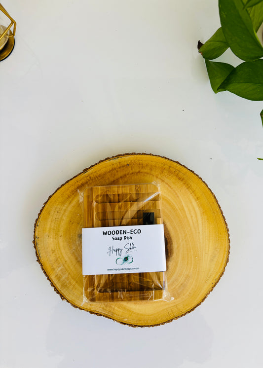 Wooden-Eco Soap Dish | Natural Holistic Self Care | Happy Skin Soap Co.