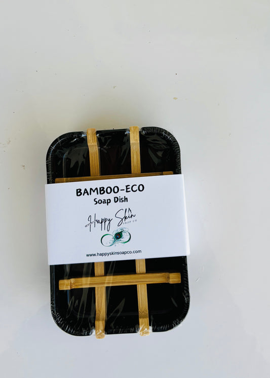 Bamboo-Eco Soap Dish| Natural Holistic Self Care | Happy Skin Soap Co.