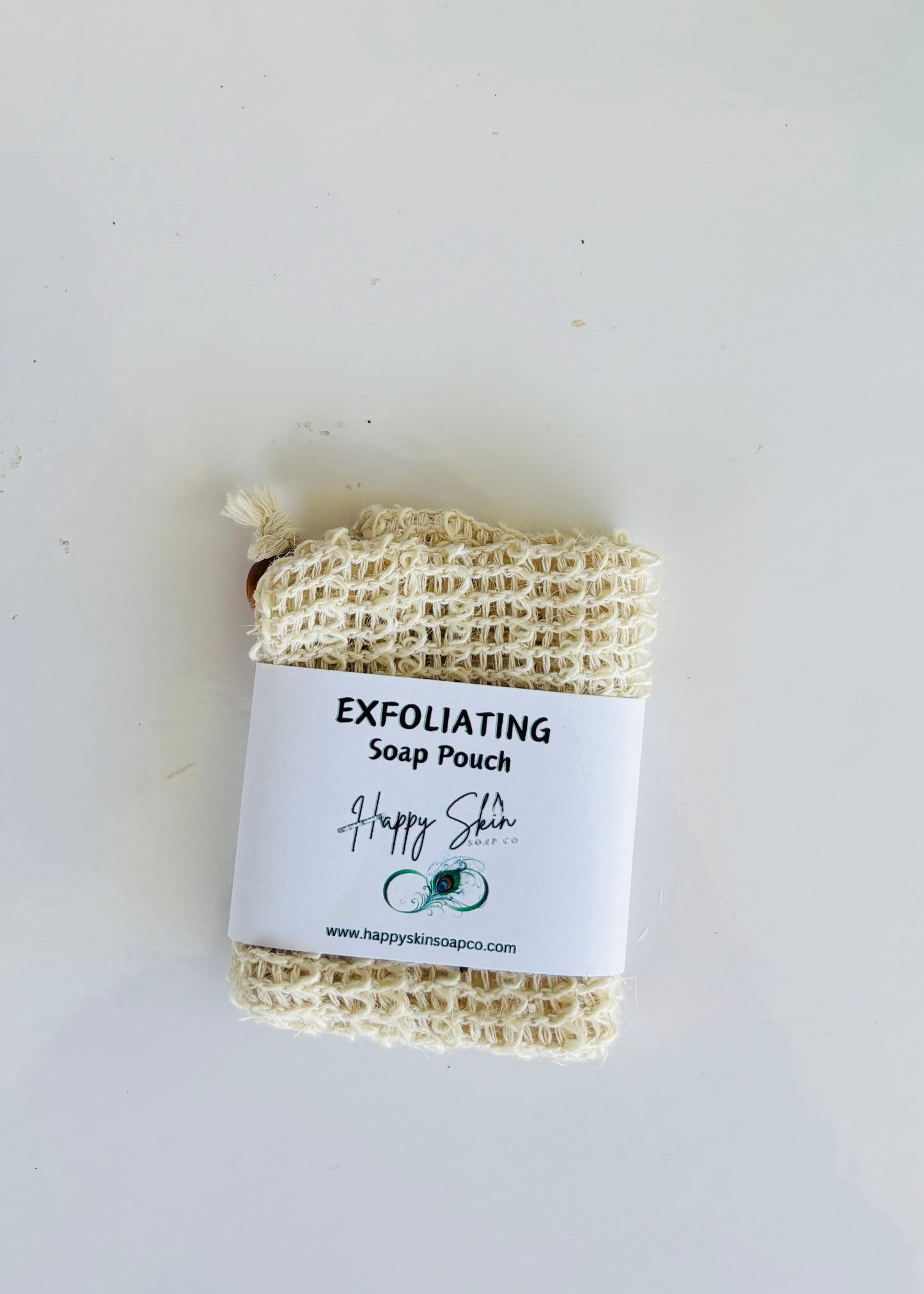 Exfoliating Soap Pouch | Natural Holistic Self Care | Happy Skin Soap Co.